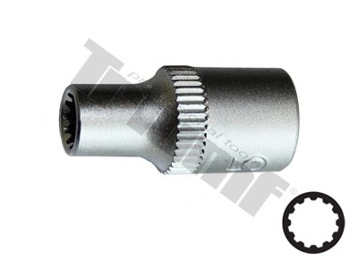 Hlavica 1/4" vstup, univerzálny profil () 10 mm TRIUMF