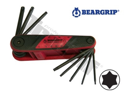 Sada Torx  kľúčov TX (B9 - 40) séria 2682 "SOFTGRIP" na karte Beargrip TRIUMF