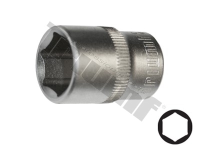 Hlavica 1/2" vstup, 6-hranná 13 mm TRIUMF